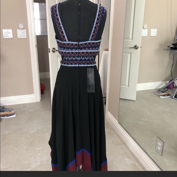 BCBG Maxazria Embroidered Handkerchief Dress